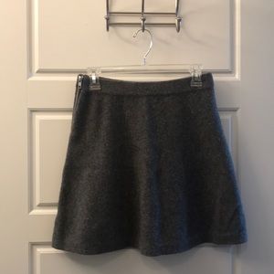 Wool Mini Skirt